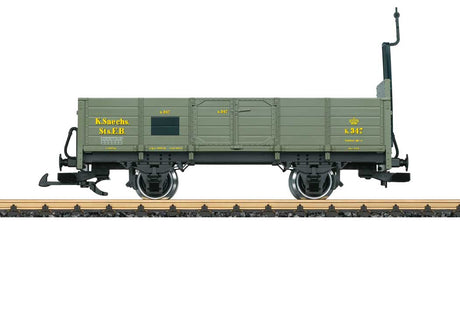 2-Axle Wood Gondola - Ready to Run -- Royal Saxon State Railways