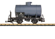 2-Axle Tank Car - Ready to Run -- German State Railroad DR (Era III, gray, black)-1