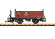 High-Side Wood Gondola - Ready to Run -- German State Railroad DR (Era III, Boxcar Red, black)