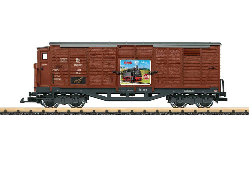 Type GG 4-Axle Wood Boxcar - Ready to Run -- Ochsle Museum Railway #16819 (2024 Marklin Museum Car, Era VI, Boxcar Red)