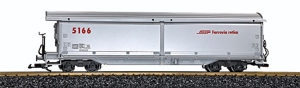 Sliding Wall Boxcar -- Rhaetian Railways