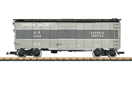 40' Steel Express Boxcar - Ready to Run -- Union Pacific #9208 (2-Tone Gray)