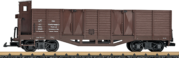 4-Axle Ballast Gondola w/Brakeman's Cab - Ready to Run -- Austrian Federal Railways ÷BB (brown)