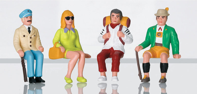 Seated Tourists -- pkg(4)