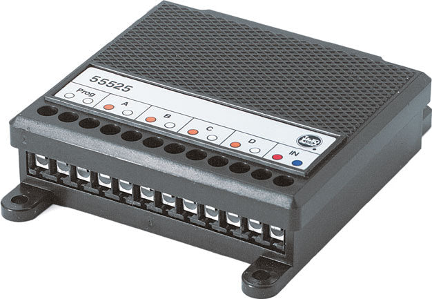 DCC/MZS Turnout Decoder -- 4 Circuits