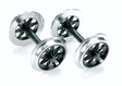 Metal Double-Spoked Wheel Set pkg(2)