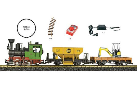 Work Train Starter Set -- With Steam & Sound 120V-2