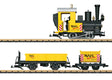 Railworks Work Train Starter Set - Standard DC -- 0-4-0T, Gondola, Side-Dump Car, 50-3/4 129cm Track Circle