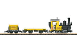 Construction Site Starter Set - Standard DC -- 0-4-0T, 2 Cars, Track Oval, Speed Controller 120V, Stickers for Loco and Car-1
