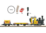Construction Site Starter Set - Standard DC -- 0-4-0T, 2 Cars, Track Oval, Speed Controller 120V, Stickers for Loco and Car-2