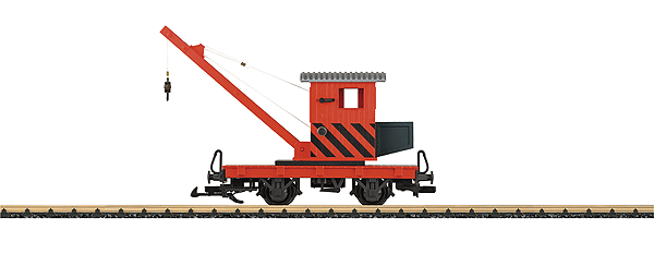 4-Wheel Crane - Ready to Run -- Orange, Black