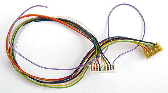 DCC Digital Plus NMRA Decoders -- Decoder Harness 200mm, Long w/NMRA Plug - Single