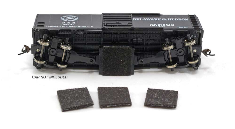 Replacement Pads pkg(3) -- For Bachmann & Con-Cor HO Track Cleaning Cars