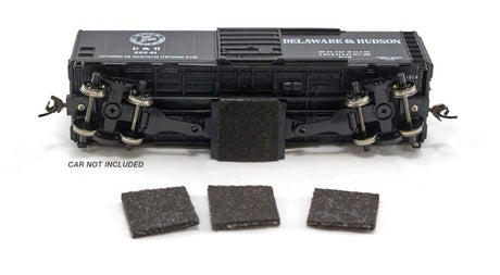 Replacement Pads pkg(3) -- For Bachmann & Con-Cor HO Track Cleaning Cars