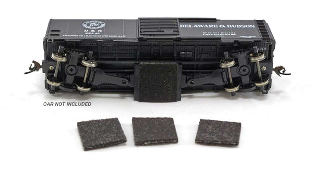 Replacement Pads pkg(3) -- For Bachmann & Con-Cor HO Track Cleaning Cars
