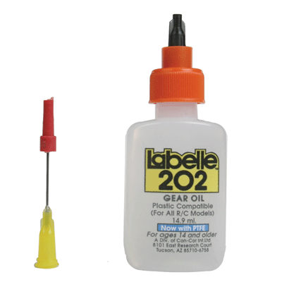 PTFE Bushing & Bearing Lubricant - 1/2oz  14.8mL -- For R/C & Slot Cars