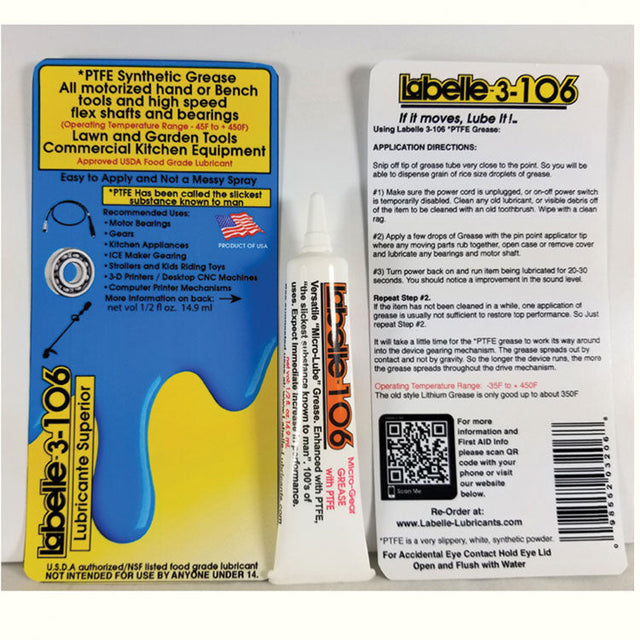 No. 3-106 Motor Tool Grease -- 1/2oz  14.9mL
