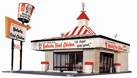 Kentucky Fried Chicken(R) Drive-In -- Kit - 8-3/8 x 4-1/4"  21.3 x 10.8cm-1