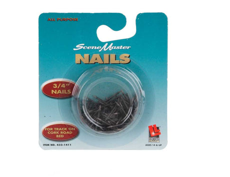 Track Nails for Cork -- 3/4"  1.9cm-2