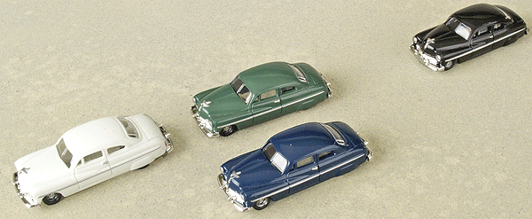 1950s Era Coupe 4-Pack - Assembled
