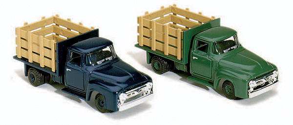 Stake Trucks pkg (2) - Assembled Plastic