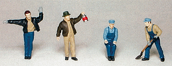 SceneMaster(TM) People Working -- Railroad Figures