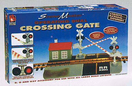 Crossing Gates -- Operating Crossing Gates w/Lights & Bell