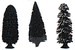 Large Tree Assortment -- Includes 4 Each 1904, 1905 & 1906