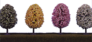 Trees -- 4" Spring pkg(4)
