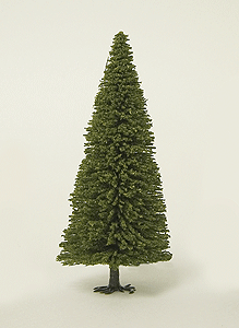 SceneMaster Trees -- 5" 12.7cm Evergreen pkg(4)