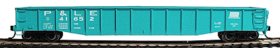 PROTO 2000 52'6" Drop End Mill Gondola - Assembled, Single Car -- Pittsburgh & Lake Erie #41652 (Jade Green, white lettering)