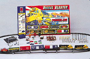 Diesel Blaster Train Set w/Powered Loco