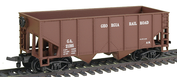 2 Bay Hopper Car -- Georgia Railroad #21908