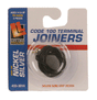 Terminal Joiners w/Black #22 Gauge Wire -- Code 100 Nickel Silver pkg(2)