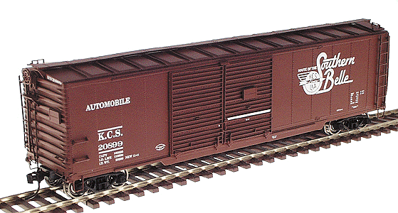 PROTO 2000 50' Double Door Boxcar - Assembled -- Kansas City Southern #20899 "Southern Belle"