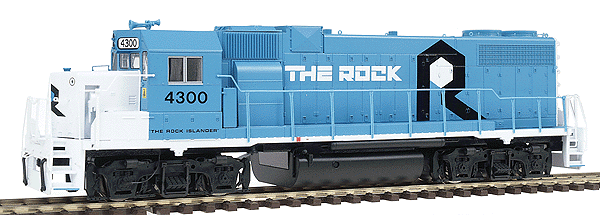 EMD GP38-2 - Standard DC - PROTO 2000(R) -- Chicago, Rock Island & Pacific #4300 (blue, white, black)