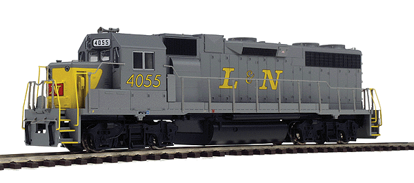 EMD GP38-2 - Standard DC - PROTO 2000(R) -- Louisville & Nashville #4055 (gray)