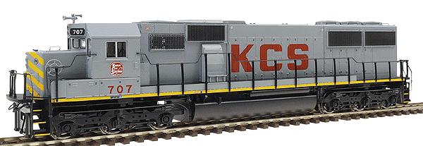 EMD SD50 - Standard DC - PROTO 2000(R) -- Kansas City Southern #707 (gray)