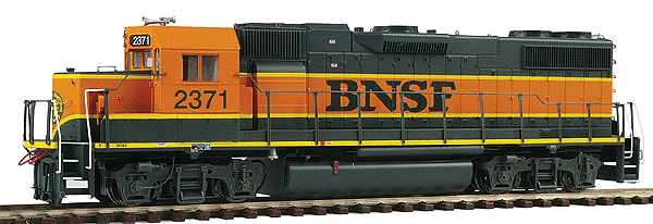 EMD GP38-2 88" Nose - Standard DC - PROTO 2000(R) -- Burlington Northern Santa Fe #2371 (green, orange; Heritage I)
