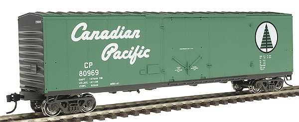 Proto 1000 Newsprint Car - Assembled - Limited Edition -- Canadian Pacific #80969 (green w/Pine Tree Herald)