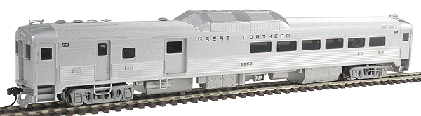 Budd RDC-3 Rail Diesel Car - Coach-Baggage RPO - Standard DC - PROTO 1000(TM) -- Great Northern #2350 (dark green lettering)