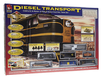 Diesel Transport Freight Set w/FA-1 -- Great Northern