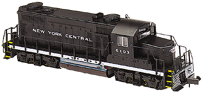 Diesel GP20 Powered -- New York Central #6103 (black, white)