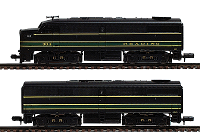 Diesel Alco FA-1/FB-1 Set Powered -- Reading #304/304B (As Delivered Scheme)