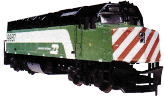 F40PH BN loco