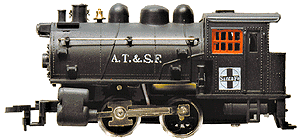 Steam 0-4-0T Dockside -- Santa Fe (black)