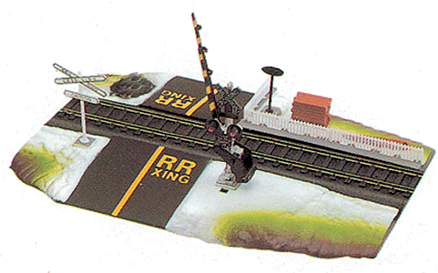 Operating Crossing Gate -- Assembled - Compatible w/Standard Code 100 Track