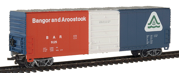 50' Boxcar -- Bangor & Aroostook #9125