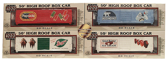 Proto 1000 Good Humor(R) Licensed Ice Cream Cars -- 4-Pack Includes 1 Each Klondike, Breyers, Popsicle & Good Humor