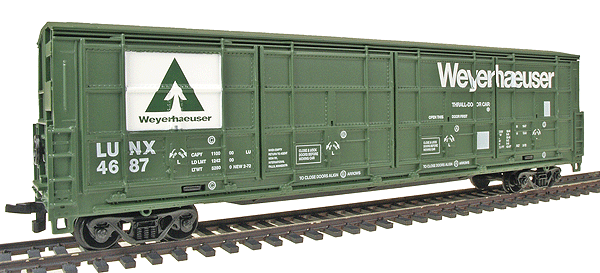 50' Boxcar -- TD Weyerhauser 4687